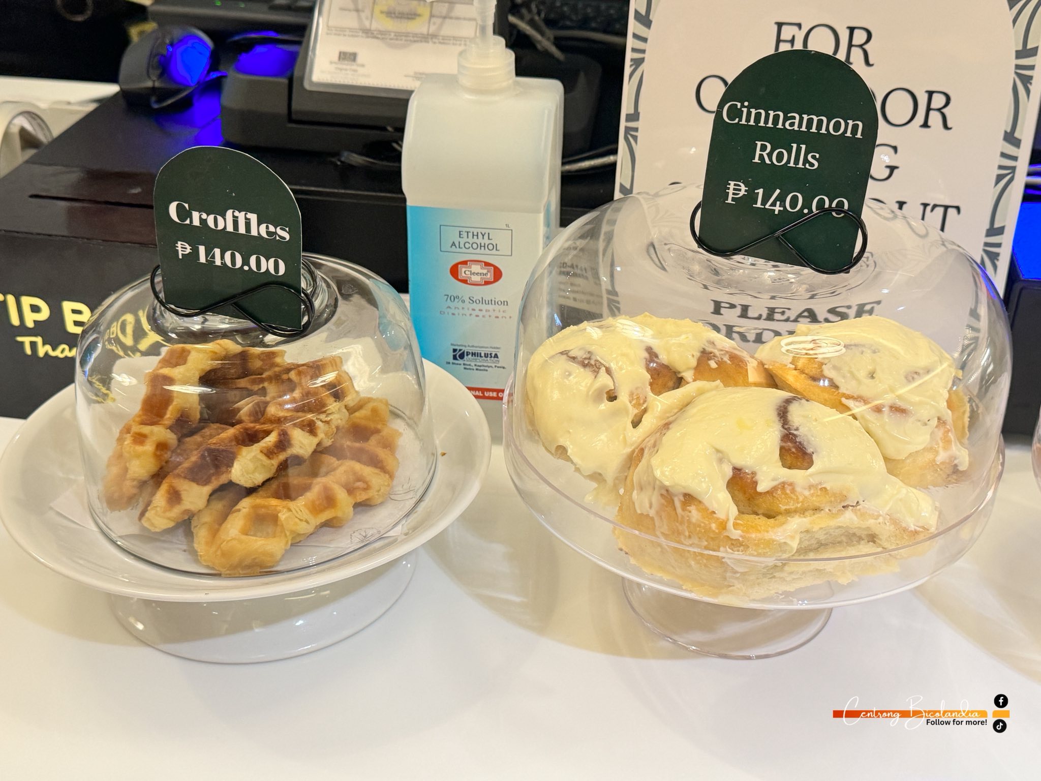 Croffles and Cinnamon Rolls